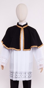 Zdobione krótkie peleryny ministranckie PM2 | E-liturgia